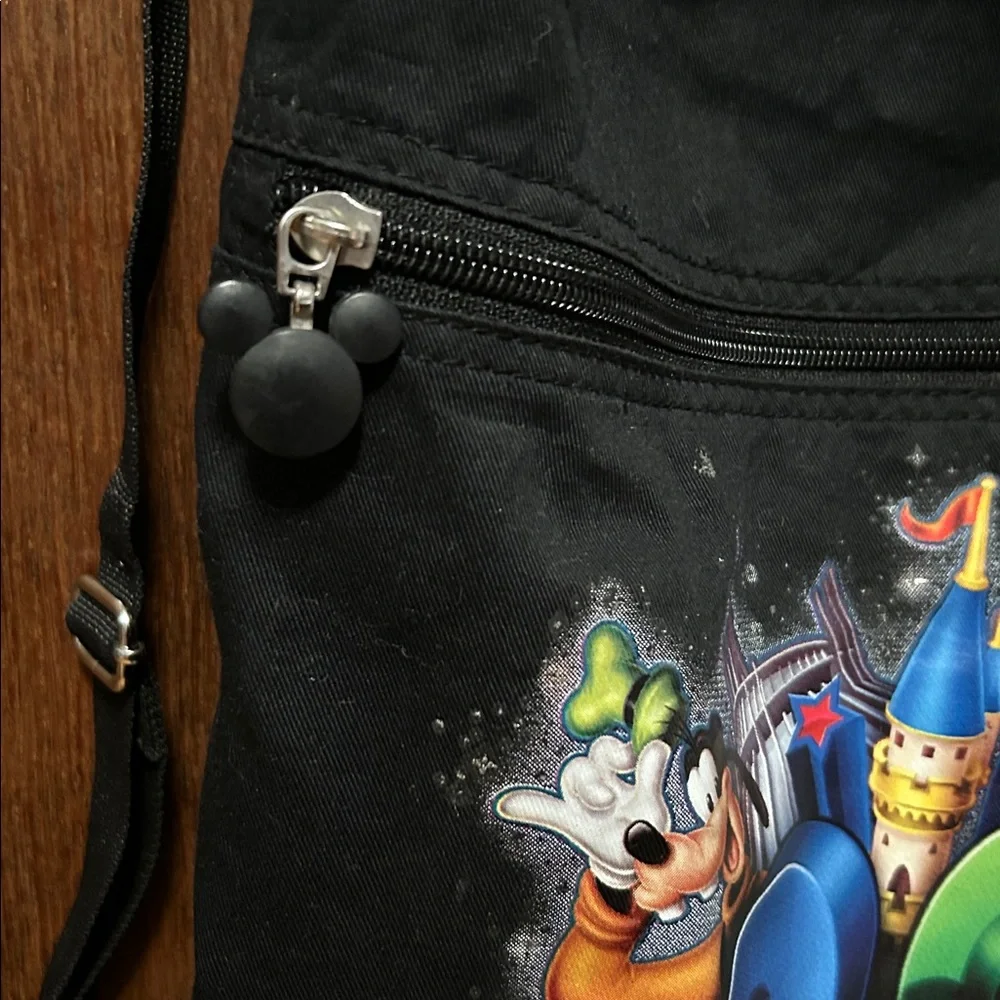 Disneyland 2012 Black Backpack with Colorful Characters